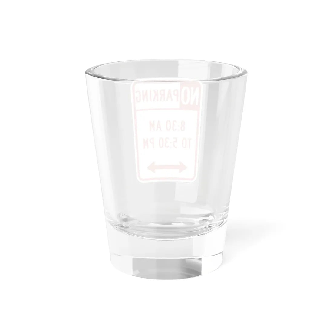 830 AM 10 530 PM Delaware R7-2-DE (Delaware) (Road Sign) Shot Glass 1.5oz - Go Mug Yourself