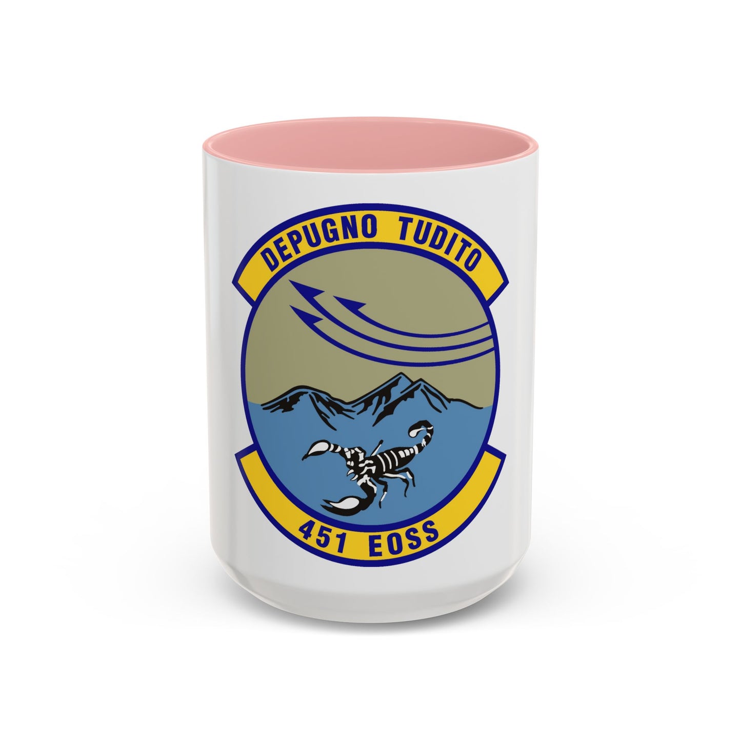 451st Expeditionary Operations Support Squadron (U.S. Air Force) Accent Coffee Mug