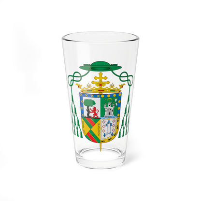Escudo de Francisco de Rois y Mendoza (Spain) (Coat of Arms) Pint Glass 16oz