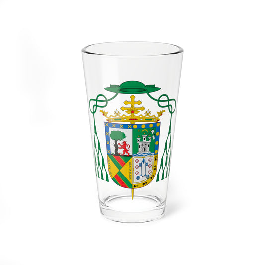 Escudo de Francisco de Rois y Mendoza (Spain) (Coat of Arms) Pint Glass 16oz