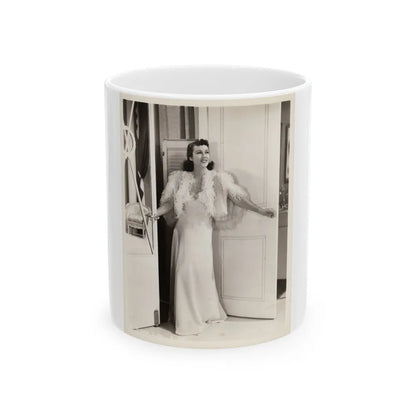 Fay Wray #177 (Vintage Female Icon) White Coffee Mug-11oz-Go Mug Yourself