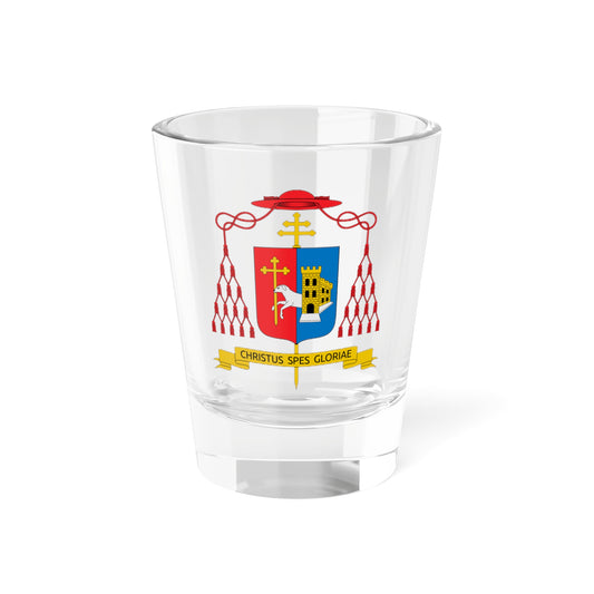 Coat of arms of Gilberto Agustoni (Switzerland) (Coat of Arms) Shot Glass 1.5oz