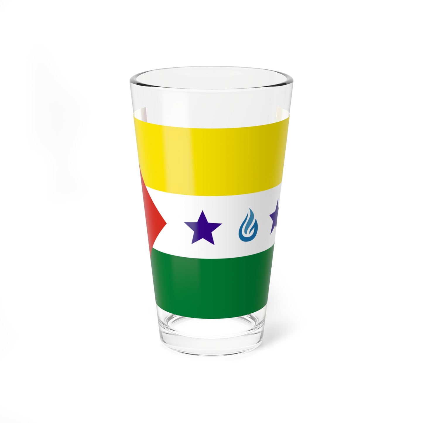 Flag of Huacaya Bolivia (Bolivia) Pint Glass 16oz
