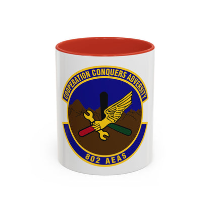 802d Air Expeditionary Advisory Squadron (U.S. Air Force) Accent Coffee Mug