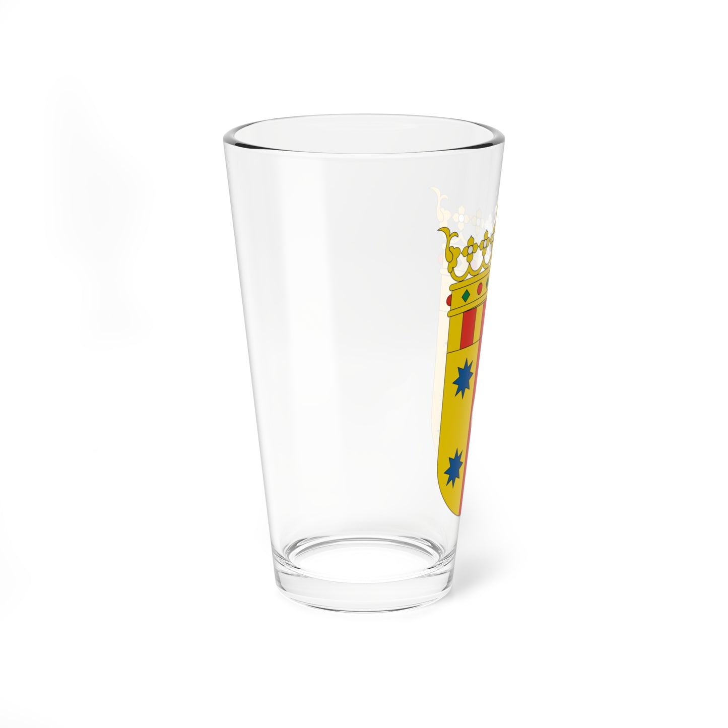 Escudo de la Comarca del Aranda (Spain) (Coat of Arms) Pint Glass 16oz