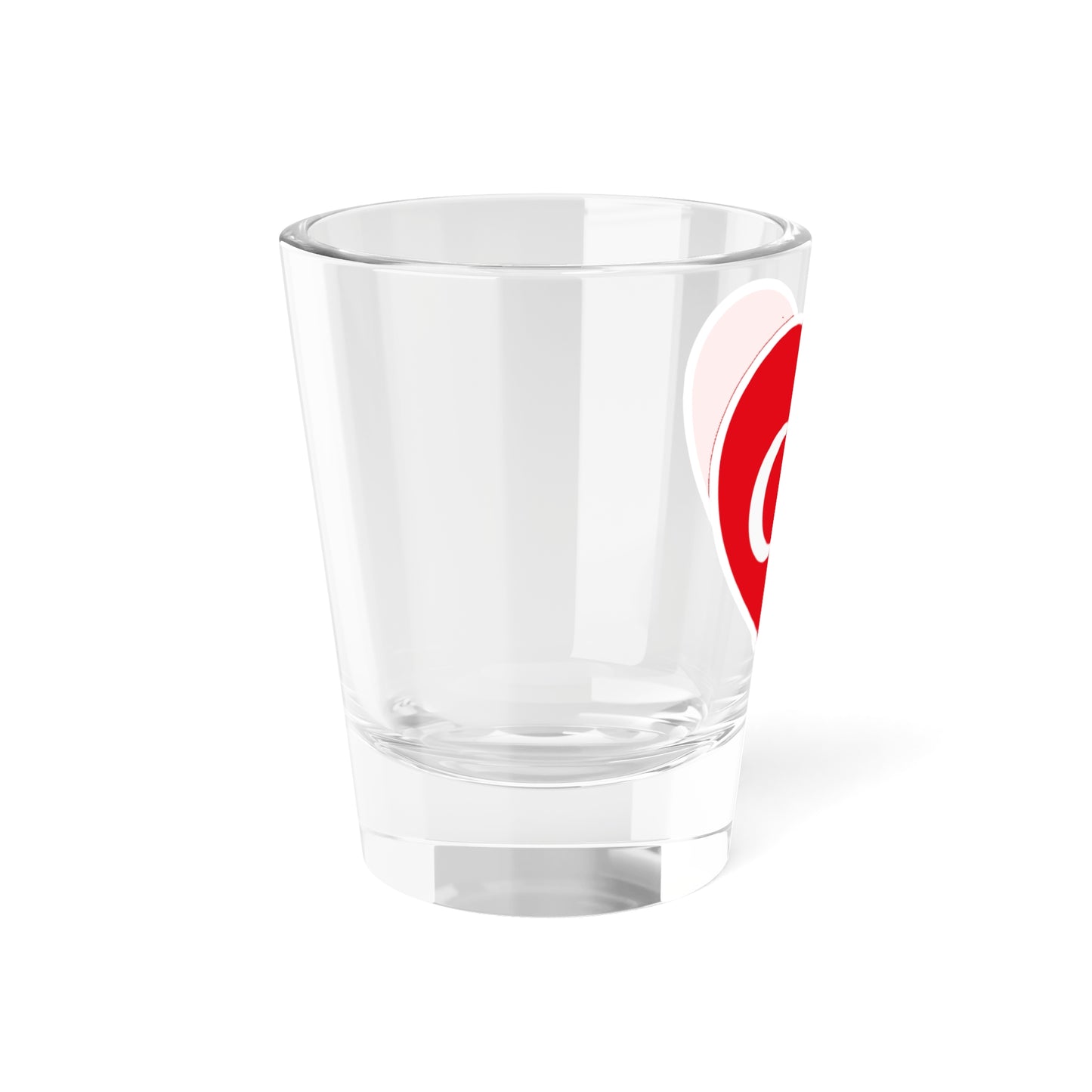 Turkey flag heart white (Turkey) Shot Glass 1.5oz