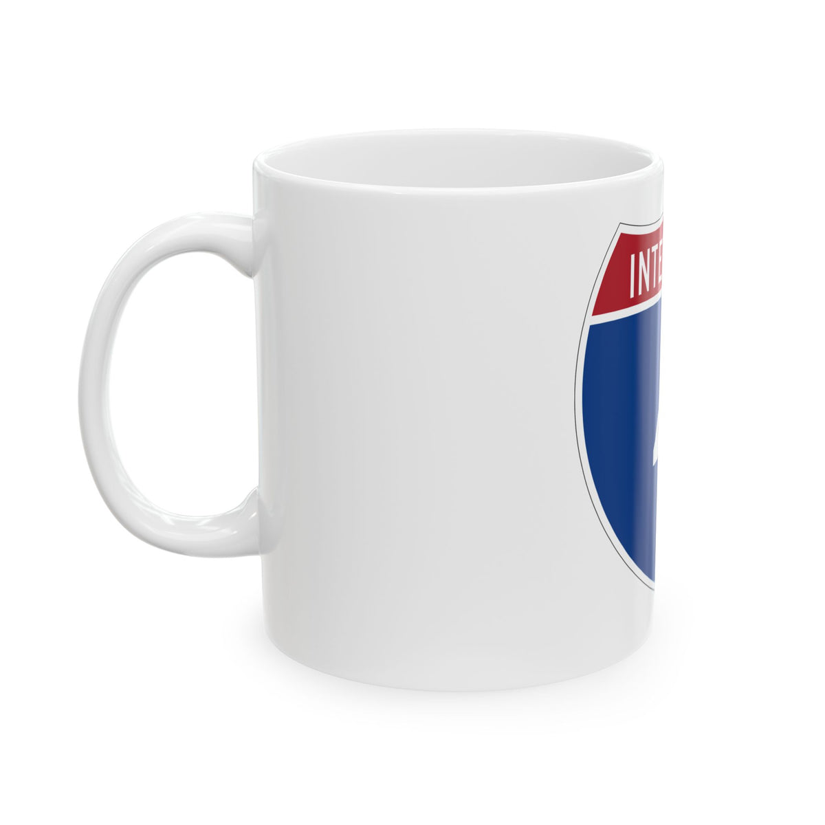 Interstate 4 (U.S. Highways) White Coffee Mug