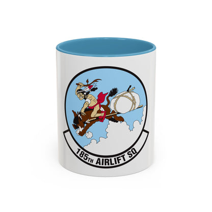 185 Airlift Squadron (U.S. Air Force) Accent Coffee Mug