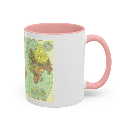 World Map (1932) (Map) Accent Coffee Mug