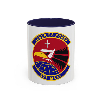 571st Mobility Support Advisory Squadron (U.S. Air Force) Accent Coffee Mug