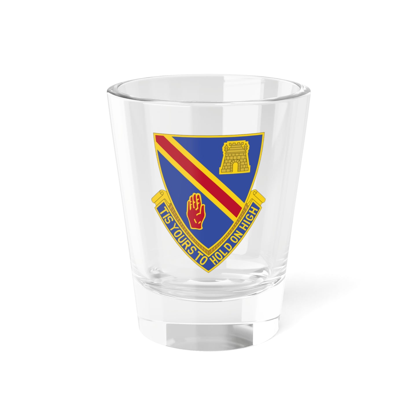 241 Engineer Battalion (U.S. Army) Shot Glass 1.5oz