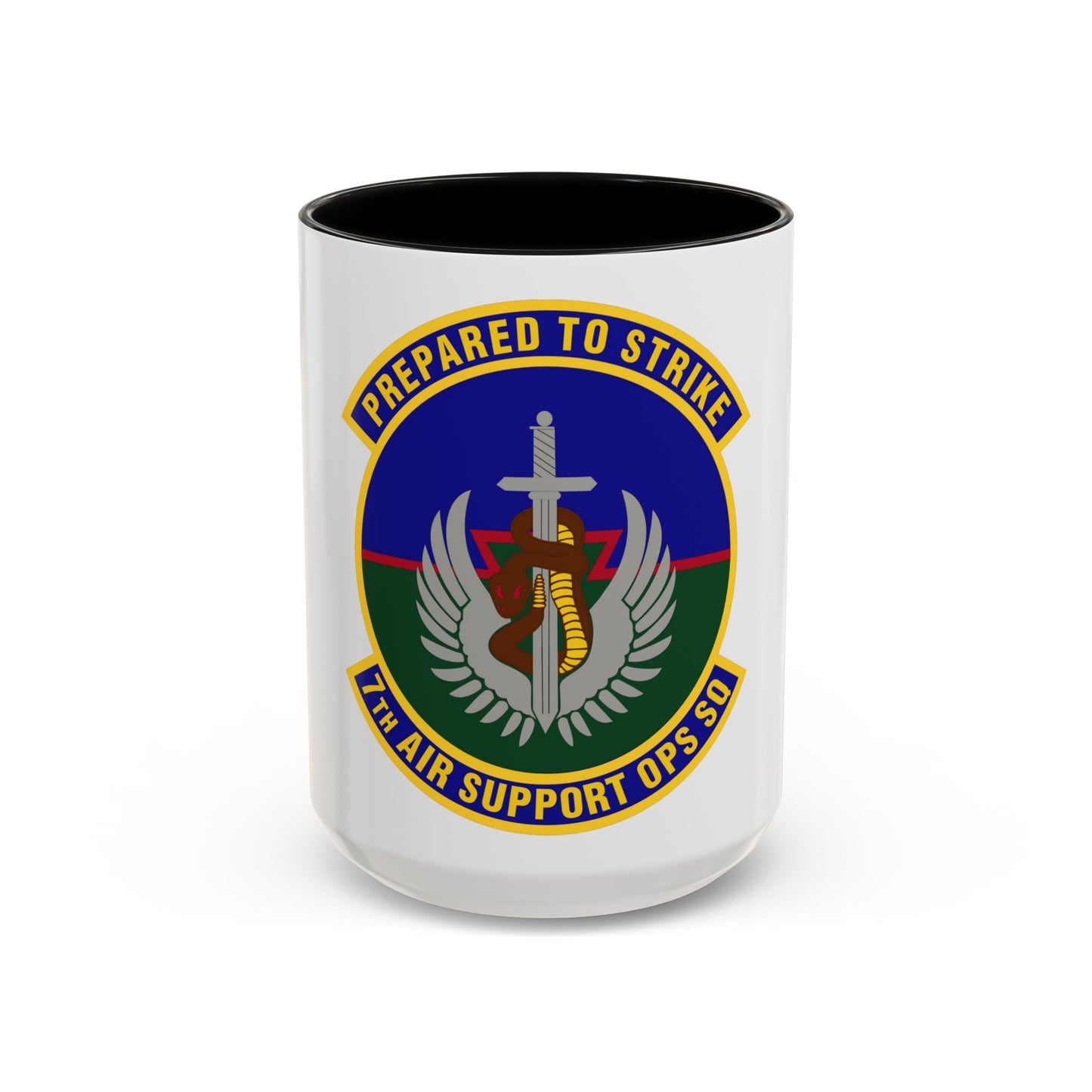 7th Air Support Operations Squadron (U.S. Air Force) Accent Coffee Mug