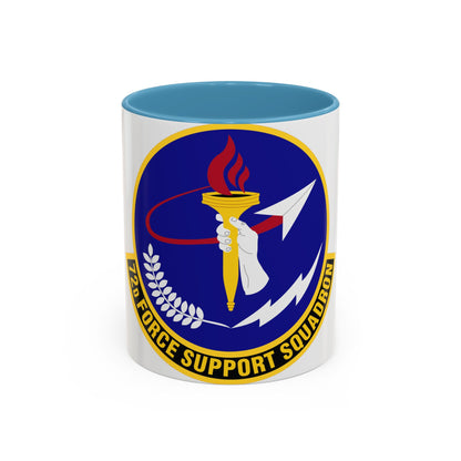 72d Force Support Squadron (U.S. Air Force) Accent Coffee Mug