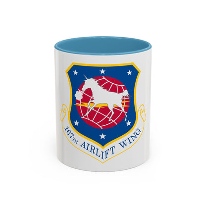 167th Airlift Wing (U.S. Air Force) Accent Coffee Mug