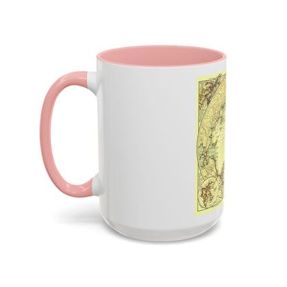 North Pole (1907) (Map) Accent Coffee Mug