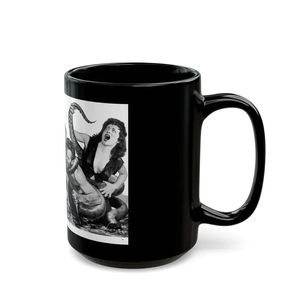 Giant Arms, True Men Stories, April 1959 - Black Coffee Mug-Go Mug Yourself