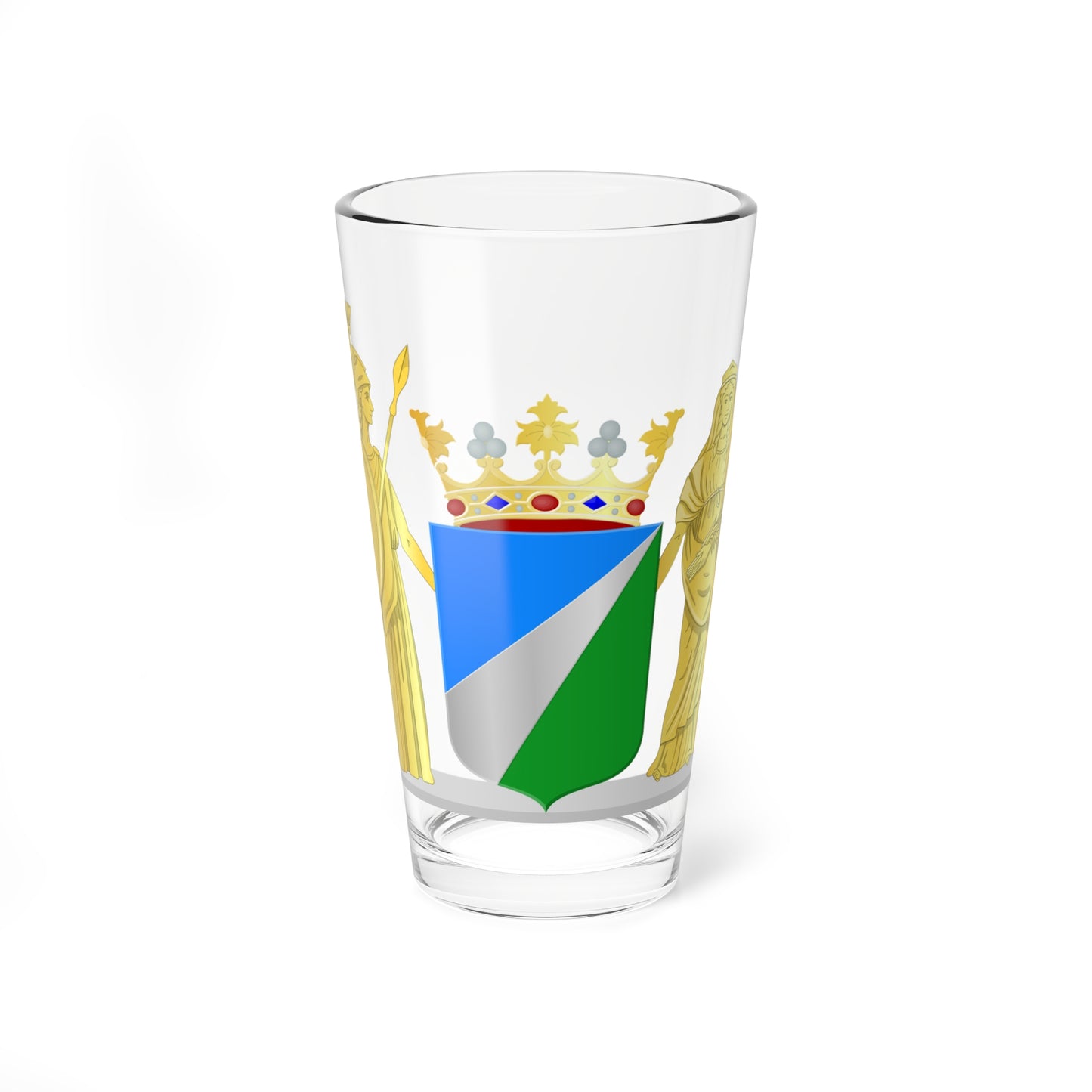 Waadhoeke wapen (Netherlands) (Coat of Arms) Pint Glass 16oz