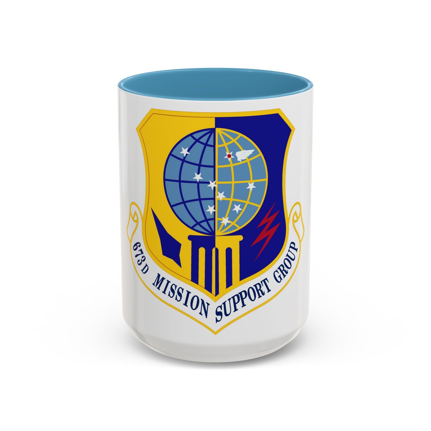 673 Mission Support Group PACAF (U.S. Air Force) Accent Coffee Mug