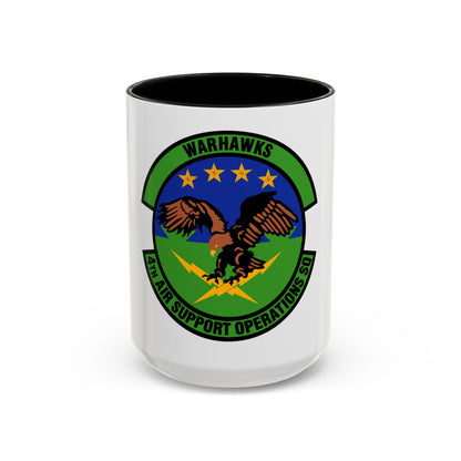4 Air Support Operations Sq USAFE (U.S. Air Force) Accent Coffee Mug