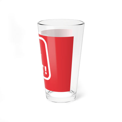 Flag of the Department of Lot (France) Pint Glass 16oz