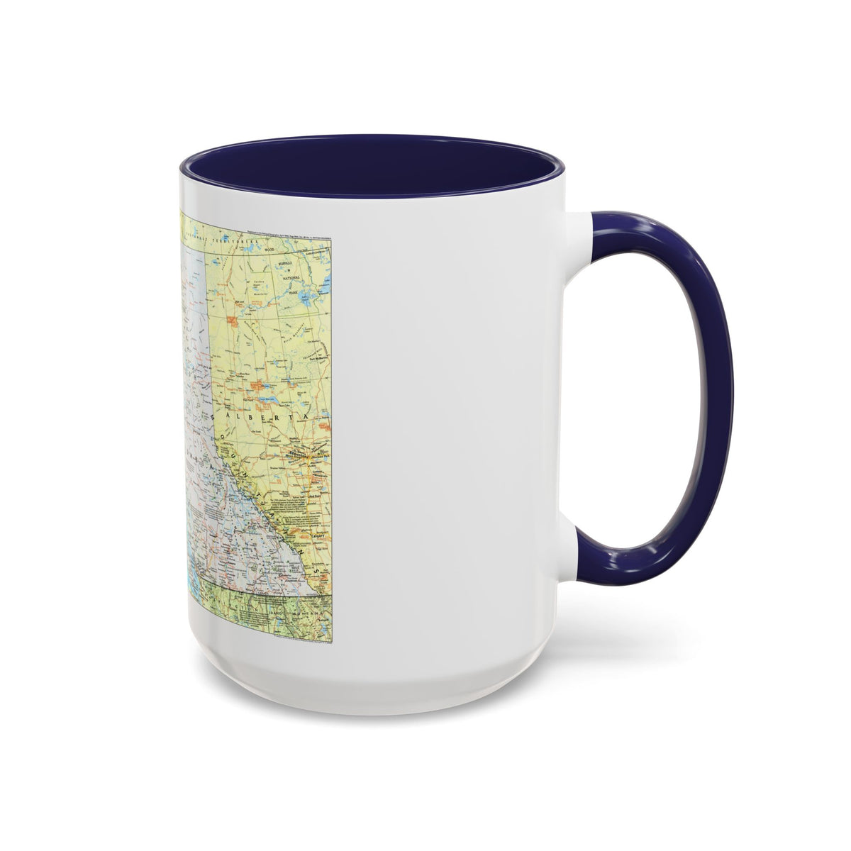 Canada - British Columbia 1 (1992) (Map) Accent Coffee Mug