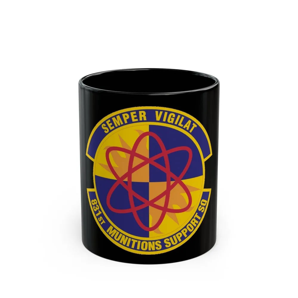 831st Munitions Support Squadron (U.S. Air Force) Black Coffee Mug-11oz-Go Mug Yourself