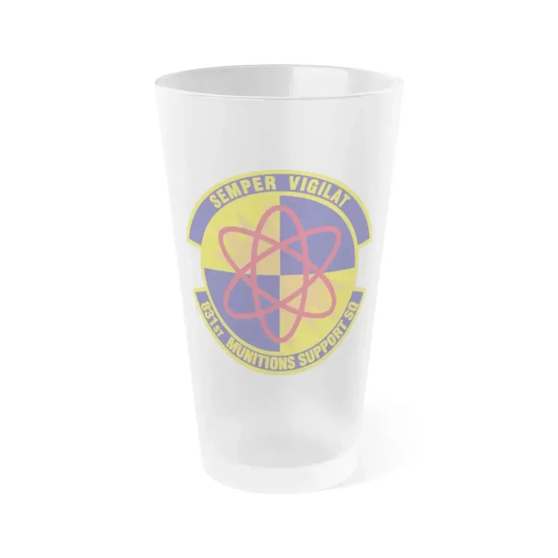 831st Munitions Support Squadron (U.S. Air Force) Frosted Pint Glass 16oz 16oz Frosted - Go Mug Yourself