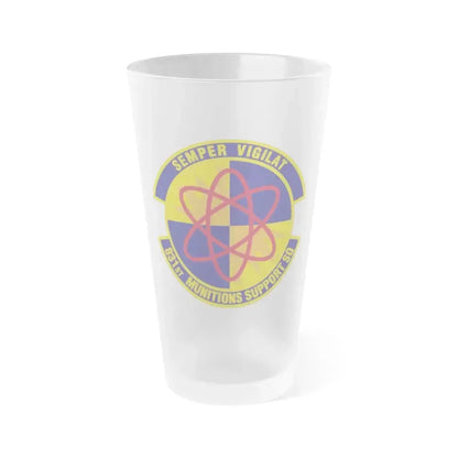 831st Munitions Support Squadron (U.S. Air Force) Frosted Pint Glass 16oz 16oz Frosted - Go Mug Yourself