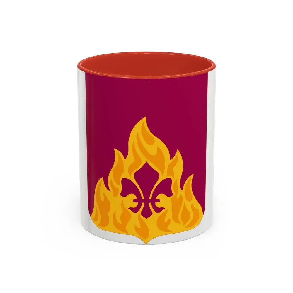 832 Ordnance Battalion 2 (U.S. Army) Accent Coffee Mug 11oz Red - Go Mug Yourself