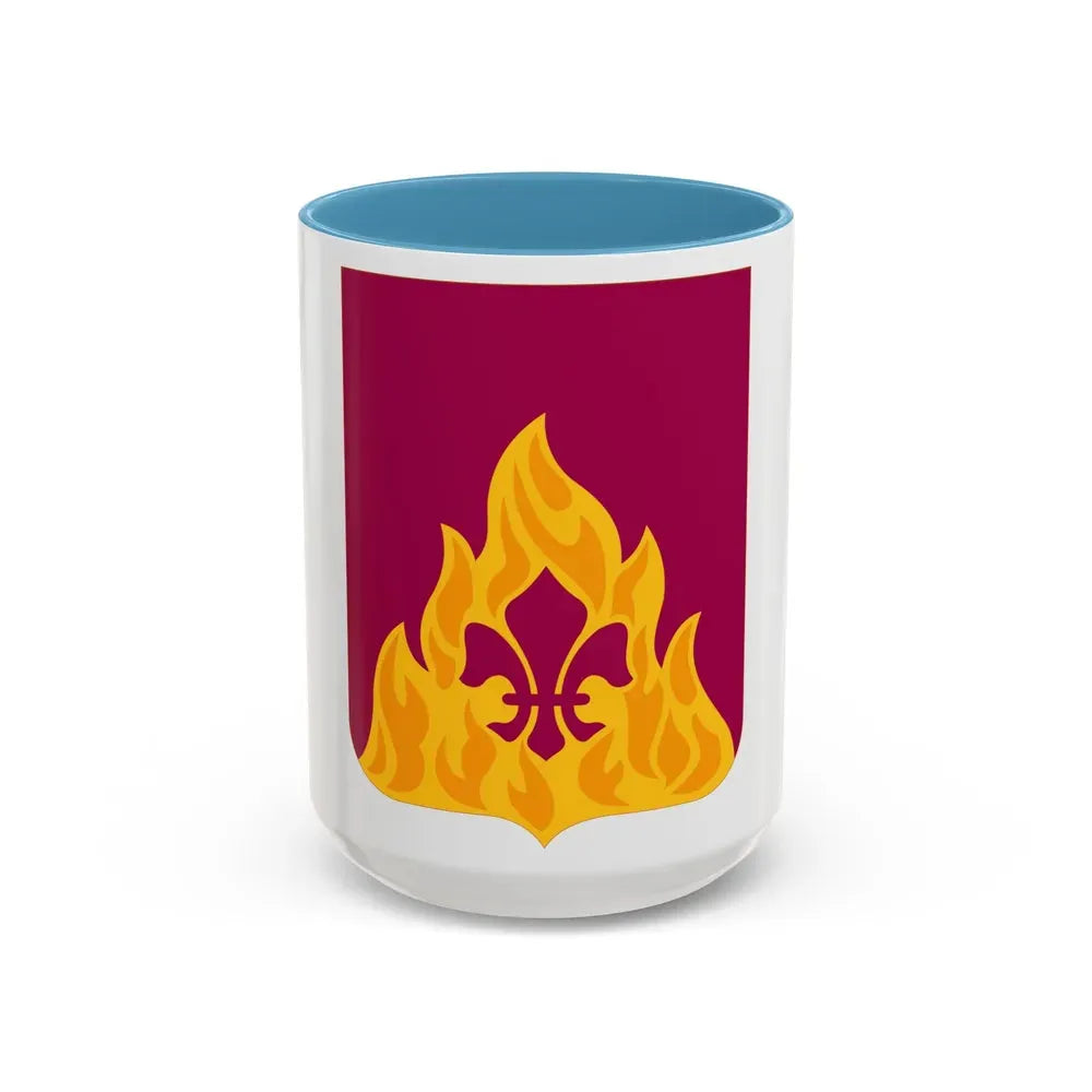 832 Ordnance Battalion 2 (U.S. Army) Accent Coffee Mug 15oz Light Blue - Go Mug Yourself