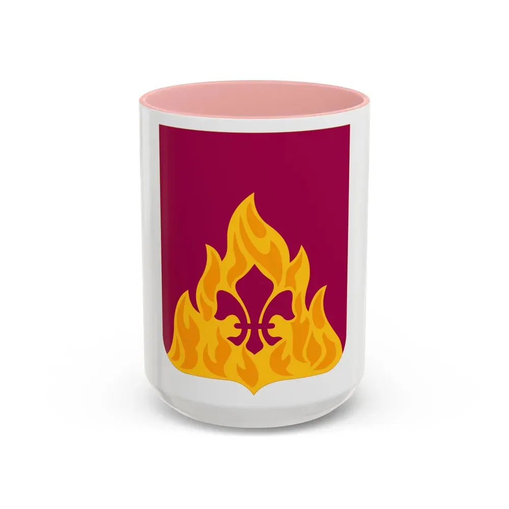 832 Ordnance Battalion 2 (U.S. Army) Accent Coffee Mug 15oz Pink - Go Mug Yourself