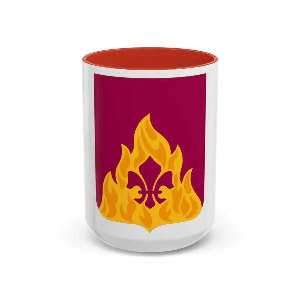 832 Ordnance Battalion 2 (U.S. Army) Accent Coffee Mug 15oz Red - Go Mug Yourself