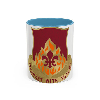 832 Ordnance Battalion (U.S. Army) Accent Coffee Mug-11oz-Light Blue-Go Mug Yourself