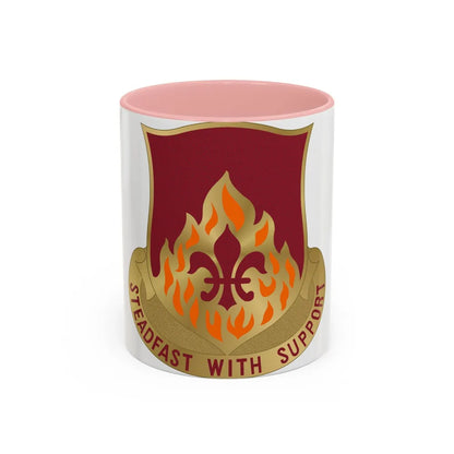 832 Ordnance Battalion (U.S. Army) Accent Coffee Mug-11oz-Pink-Go Mug Yourself