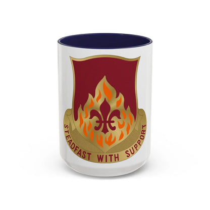 832 Ordnance Battalion (U.S. Army) Accent Coffee Mug-15oz-Navy-Go Mug Yourself