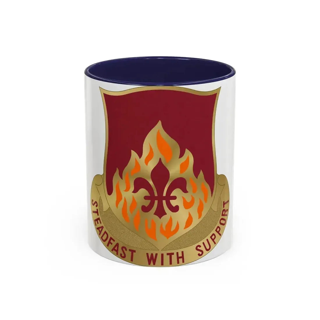 832 Ordnance Battalion (U.S. Army) Accent Coffee Mug 11oz Navy - Go Mug Yourself