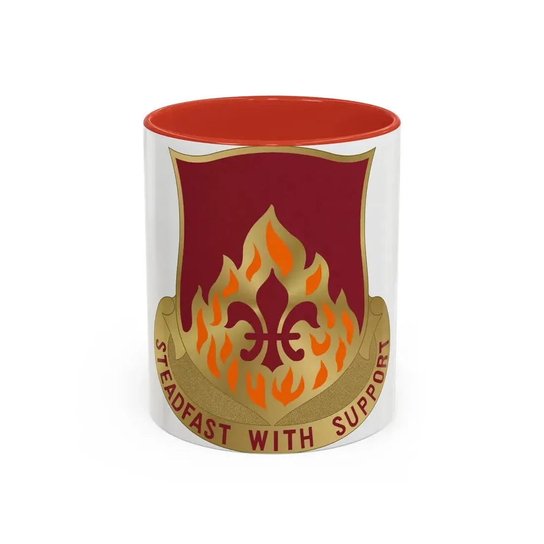 832 Ordnance Battalion (U.S. Army) Accent Coffee Mug 11oz Red - Go Mug Yourself