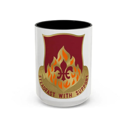 832 Ordnance Battalion (U.S. Army) Accent Coffee Mug 15oz Black - Go Mug Yourself