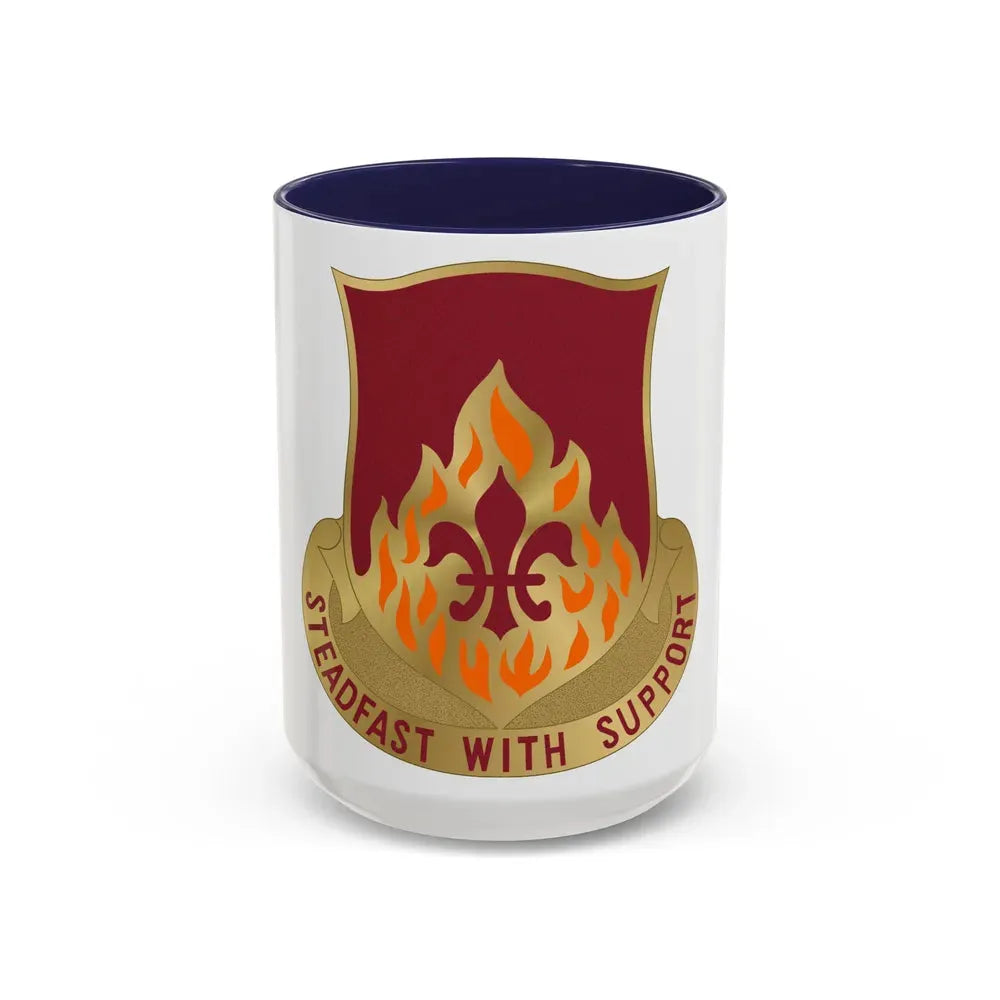 832 Ordnance Battalion (U.S. Army) Accent Coffee Mug 15oz Navy - Go Mug Yourself