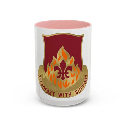 832 Ordnance Battalion (U.S. Army) Accent Coffee Mug 15oz Pink - Go Mug Yourself