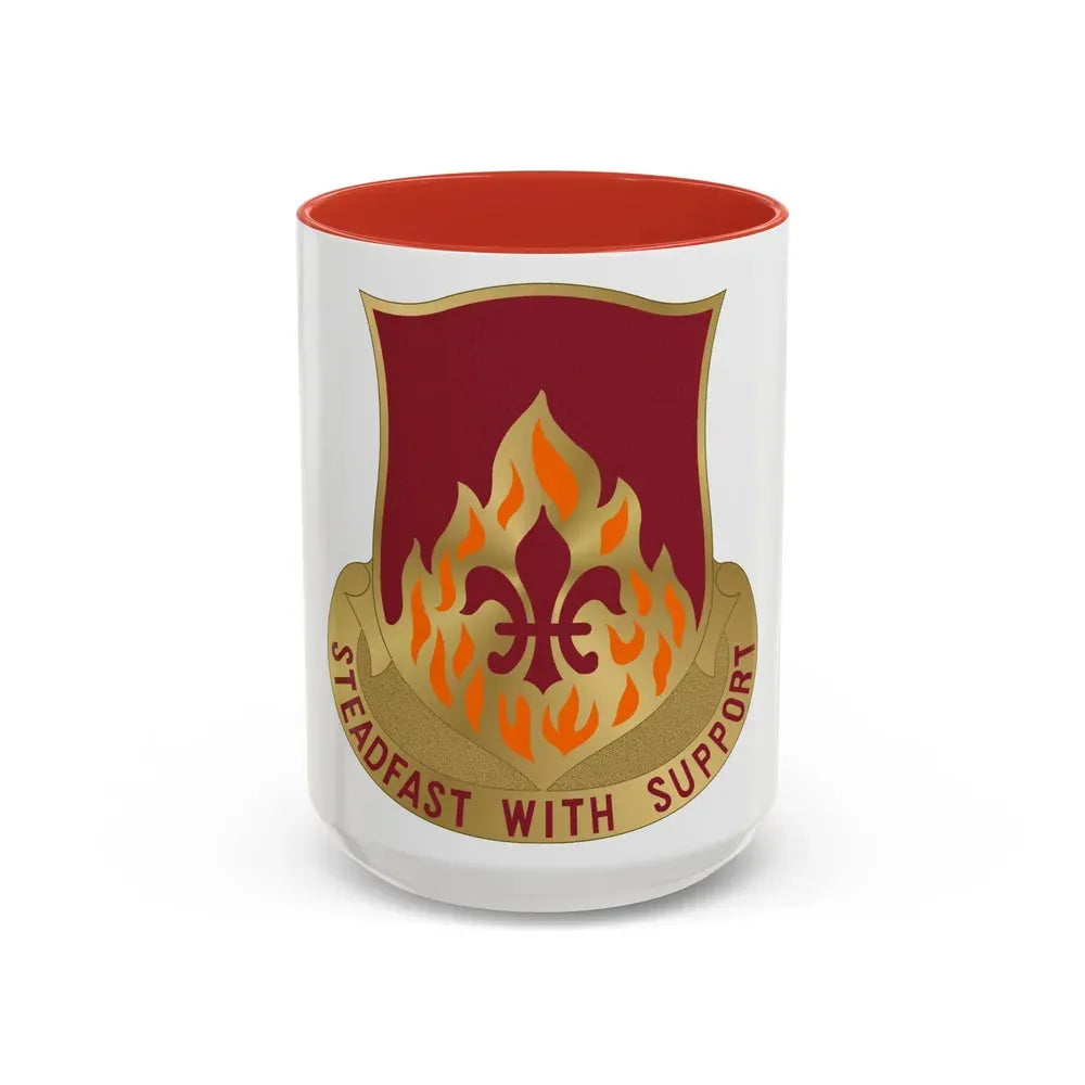 832 Ordnance Battalion (U.S. Army) Accent Coffee Mug 15oz Red - Go Mug Yourself