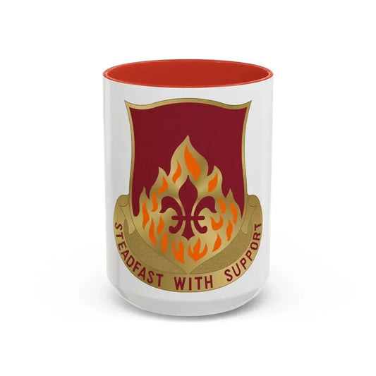 832 Ordnance Battalion (U.S. Army) Accent Coffee Mug 15oz Red - Go Mug Yourself