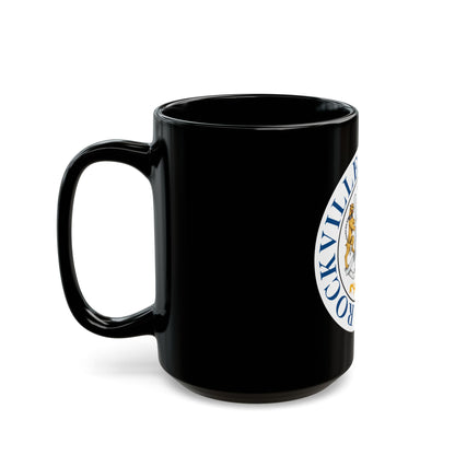 Seal of Rockville Maryland - Black Coffee Mug