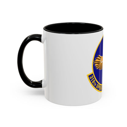 318th Operations Support Squadron (U.S. Air Force) Accent Coffee Mug