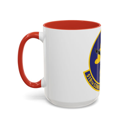 519th Combat Sustainment Squadron (U.S. Air Force) Accent Coffee Mug