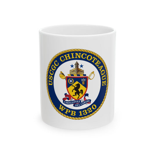 USCGC Chincoteague WPB 1320 (U.S. Coast Guard) White Coffee Mug