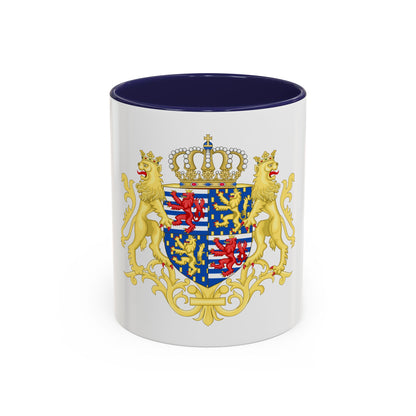 Middle coat of arms of the Grand Duke of Luxembourg (2000) - Accent Coffee Mug