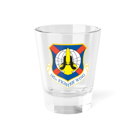 187th Fighter Wing (U.S. Air Force) Shot Glass 1.5oz