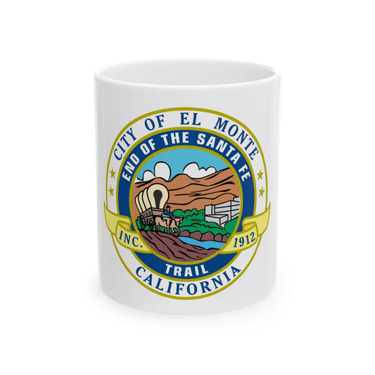 Seal of El Monte California - White Coffee Mug