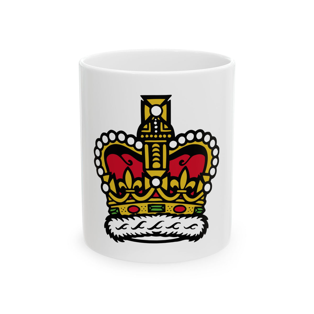 Canadian Crown - White Coffee Mug